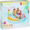 Игровой центр INTEX "Веселая конфета" с горкой, фонтаном 57144 70*168*122 см (Рез5715)