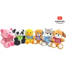 Звери в кофте (6 видов) 25см 5841/25 (Мяк8412)