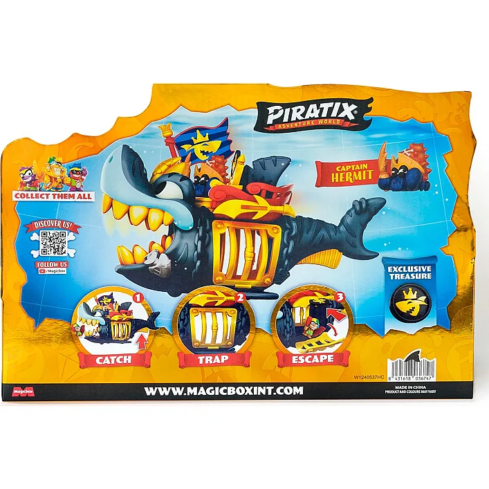 Игровой набор Piratix S - Королевская черная акула