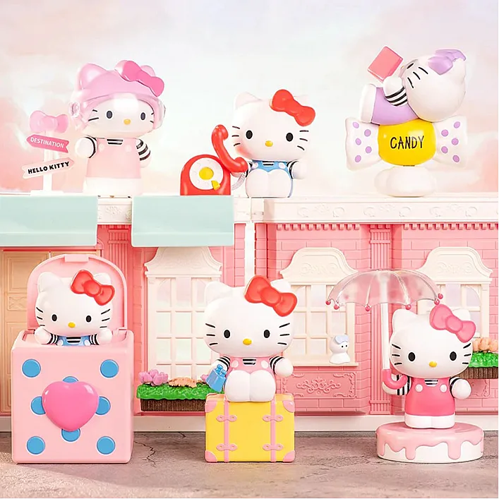 Механическая игрушка-сюрприз "Милый сигнал" Pop Top Hello Kitty 24MDL-002 в ассортименте