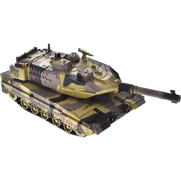 Танк на радиоуправлении, аккумулятор, в коробке 680-6 р.39*15*16см (Маш6867)