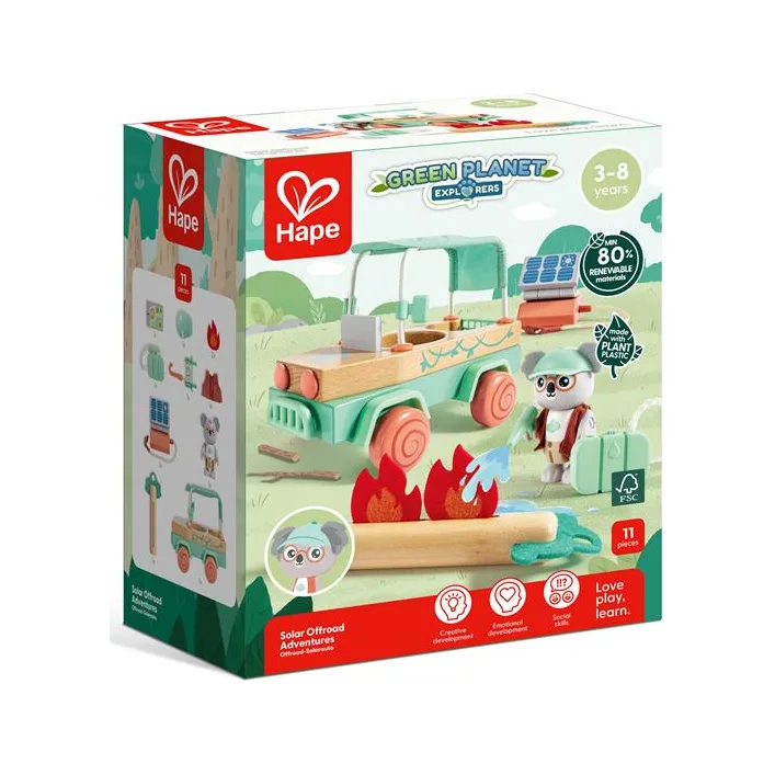 Игровой набор Hape Приключения на внедорожнике (E3422)
