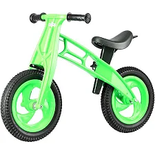 Беговел "Cross Bike" с надувными шинами, 12" (зеленый)