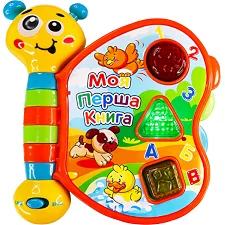 Двуязычная игрушка, которая развивает МОЯ ПЕРВАЯ КНИГА 3994T-KS (украинский и английский язык) KIDDI SMART (Муз6423)