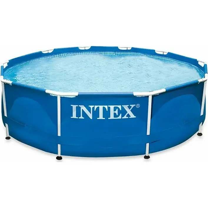 Бассейн каркас 28200 (1шт) Metal Frame Pool круглый (6+лет), в кор. 305*76см (Рез0297)