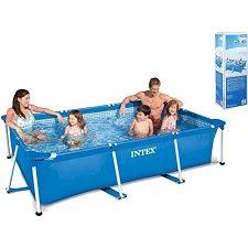 Intex Басейн каркасний 28272 NP (1) розмір:300х200х75 см, об`єм води: 3834л, прямокутний, від 6-ти років