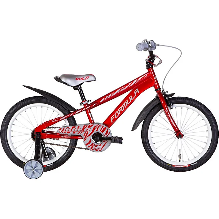 Велосипед 18" FORMULA WILD красный, LED-колпачок OPS-FRK-18-126-18 (Вел1855)