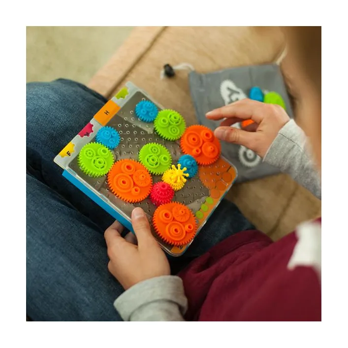 Игра-головоломка Fat Brain Toys Crankity Разноцветные шестерёнки (F140ML)