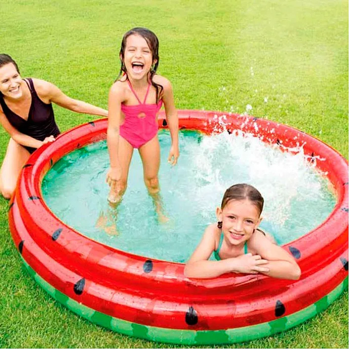 Бассейн INTEX "Арбуз" в коробке 58448 г.168х38см (Риз8448)