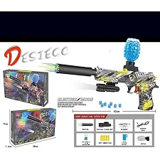 Пистолет G 930-3 D (36) подсветка, длина с глушителем 41см, пачка орбизов, очки, механический принцип работы, аккумулятор 7.4V, в коробке