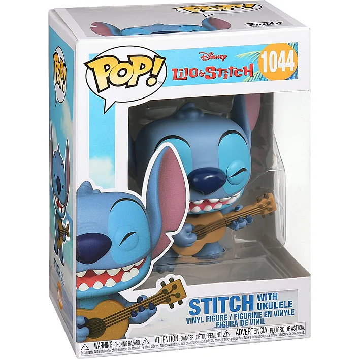 Игровая фигурка FUNKO POP! серии "Лело и Стич" - СТИЧ С УКУЛЕЛЕ 55615 (Хло8566)