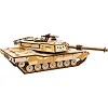 Деревянный 3D конструктор "ABRAMS" 187 дет., Puz-26917 г. 28*11*10 см PuzzleOk (Дер9171)