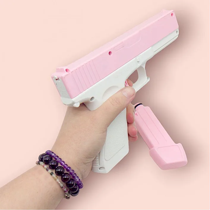 Водный пистолет "Water gun", 22 см, розовый