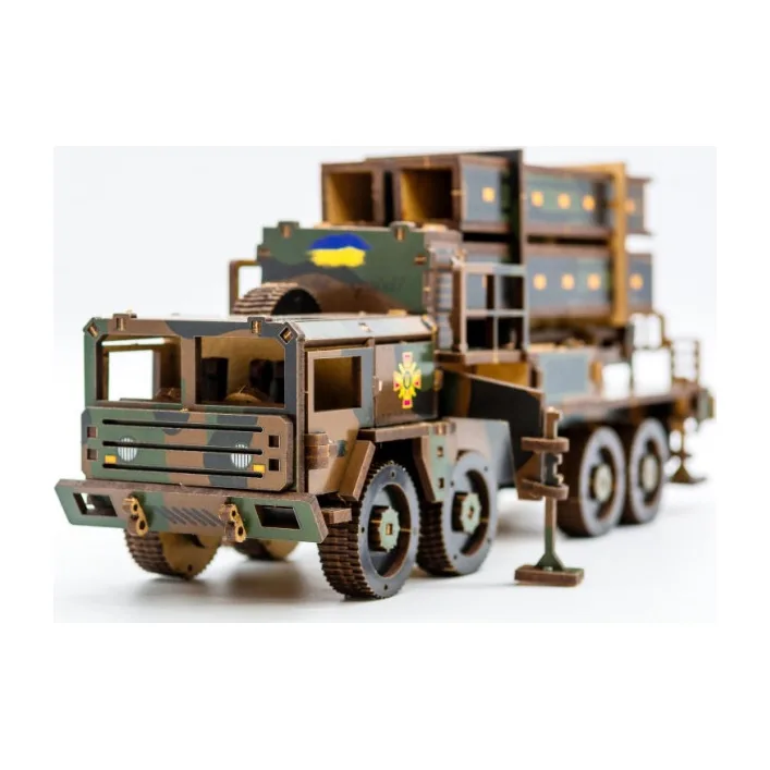 Деревянный 3D конструктор "ОКР Патриот" 220 дет. Арт-25220 г. 30*18*8 см PuzzleOK (Дер2522)