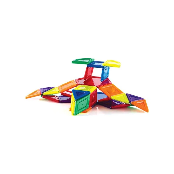 Магнитный конструктор Guidecraft PowerClix Solids, 44 детали (G9421)