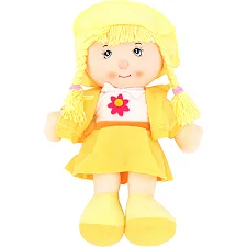 Кукла мягкая музыкальная (РУССКАЯ ЯЗЫК) 3 вида в шарик R0718 р.46*30см (Лял0718)