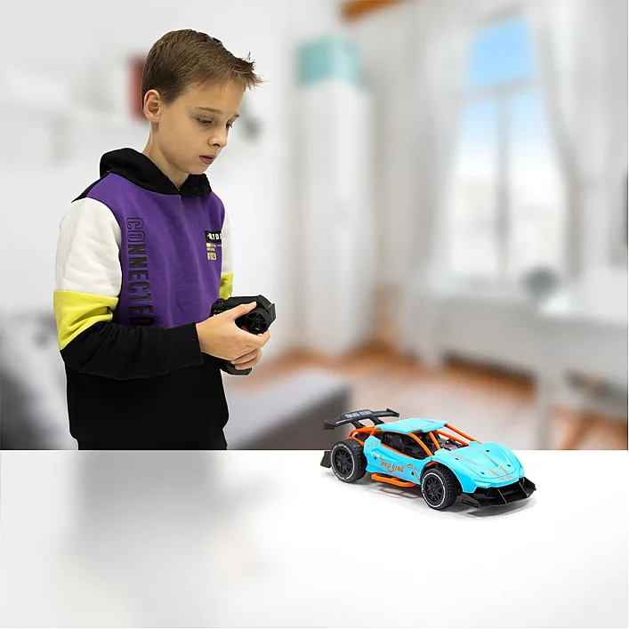 Автомобиль Speed racing driftr на р/у – Red Sing (голубой, 1:24)