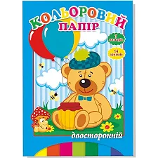 Папір кольоровий двосторонній А4 14 аркушів 7 кольорів "Руслан" (Кнц9501)