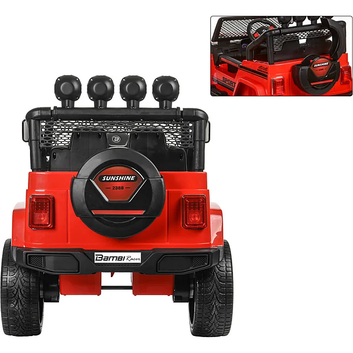 Дитячий електромобіль джип Bambi Racer M 3237EBLR-3 до 30 кг