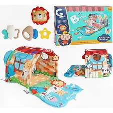 Игровой коврик 918-001 (18) 4в1, тоннель, игровые элементы, в коробке