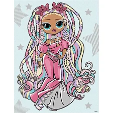 Набір для розпису по номерах для дітей "L.O.L. Surprise! O.M.G. Fashion show Twist Queen" зі стразами 30х40 см. KHO6274 (Нас5277)