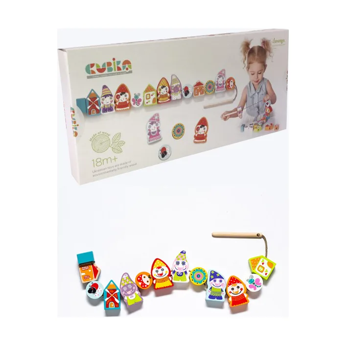 Деревянная игрушка "Гномы-крепыши" арт. 13654 CUBIKA (Дер7654)