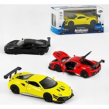 Машинка 36003 (48) "Авто Эксперт", 3 цвета, металлопластик, 1:32, звук, свет, инерция, подвижные элементы, в коробке, МИКС ВИДОВ