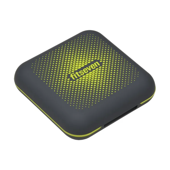 Кейс для капсул Fitseven UZSPACE TP005GY, графитовый с желтым