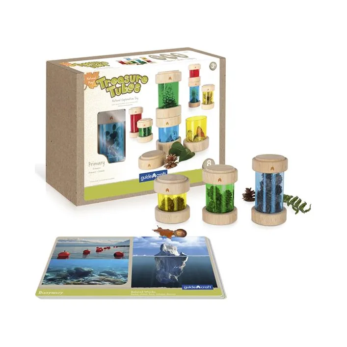 Игровой набор Guidecraft Natural Play Сокровища в цветных баночках (G3087)