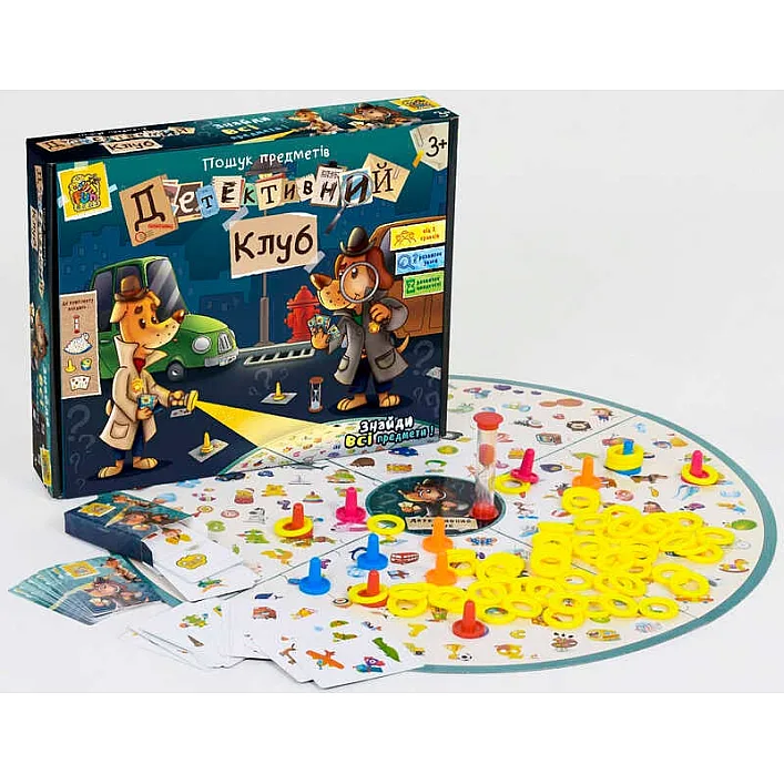Настольная игра "Детективный клуб" 54054 (12/2) "4FUN Game Club", в коробке