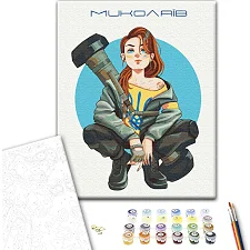 Картина за номерами: Відважний Миколаїв BS53110 р. 40*50 см. Brushme (Нас3510)