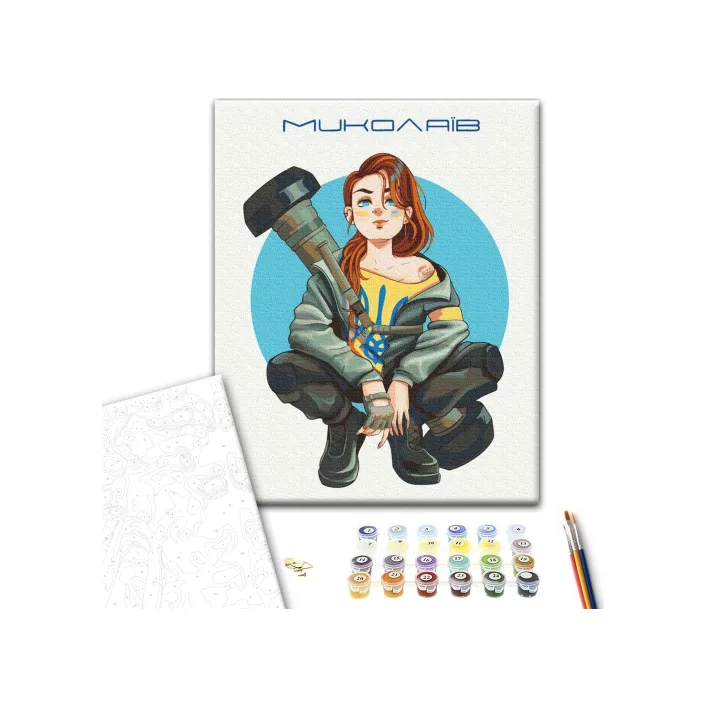 Картина за номерами: Відважний Миколаїв BS53110 р. 40*50 см. Brushme (Нас3510)