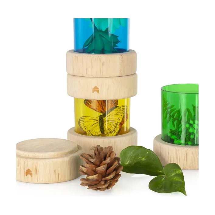 Игровой набор Guidecraft Natural Play Сокровища в цветных баночках (G3087)