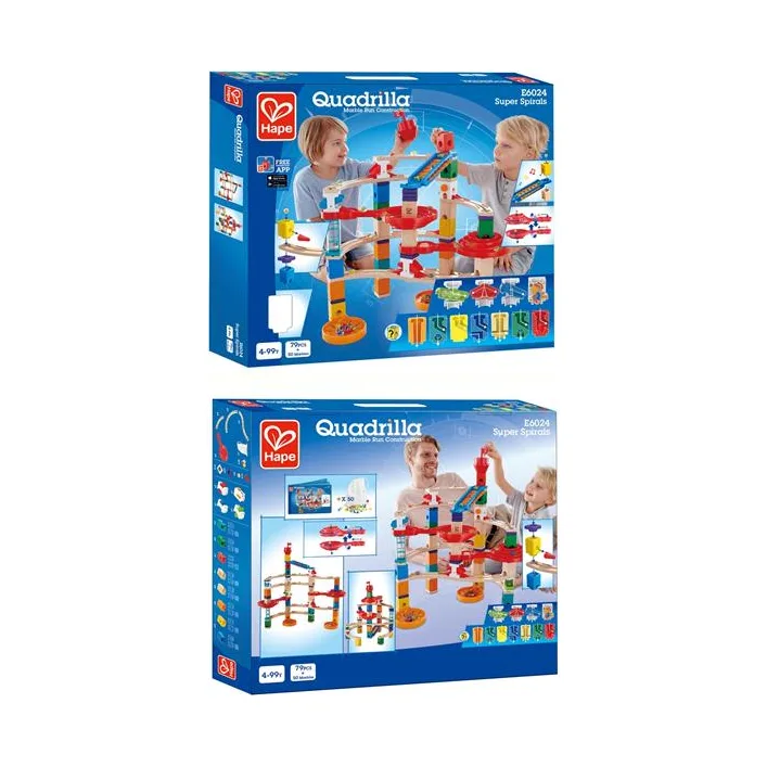 Конструктор-лабиринт Hape Quadrilla Спирали 129 эл. (E6024)