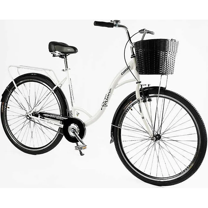 Велосипед городской Corso «FORTUNA» 28'' FR-28006 + КОРЗИНА