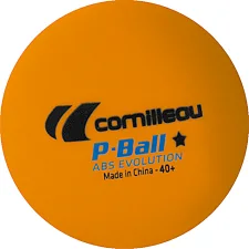 М'ячі для настільного тенісу Cornilleau P-BALL ABS EVOLUTION 1* 72 шт, помаранчеві