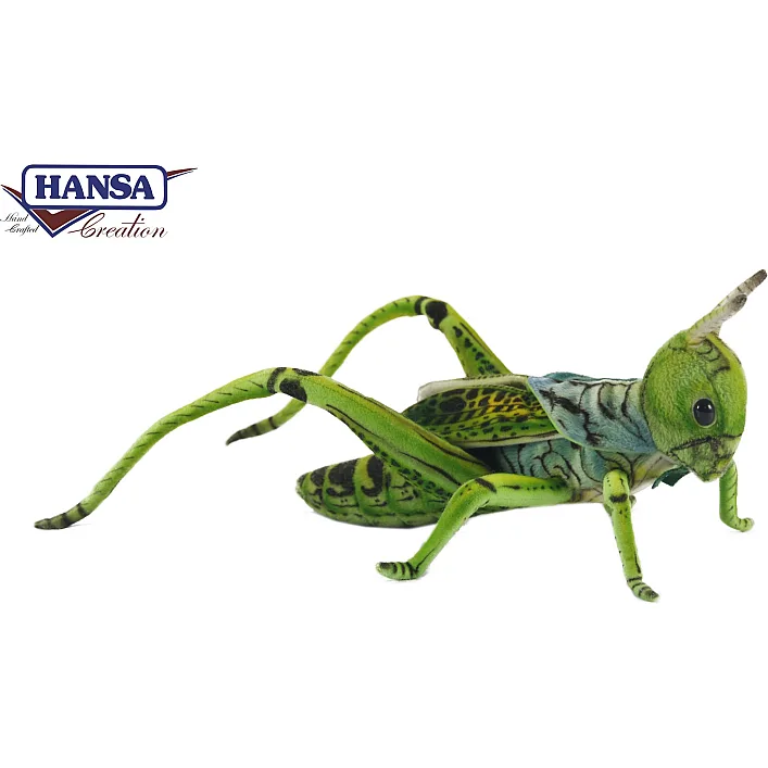 Мягкая игрушка Конек Саранча зеленый, ширина 27 см, Hansa (68796)