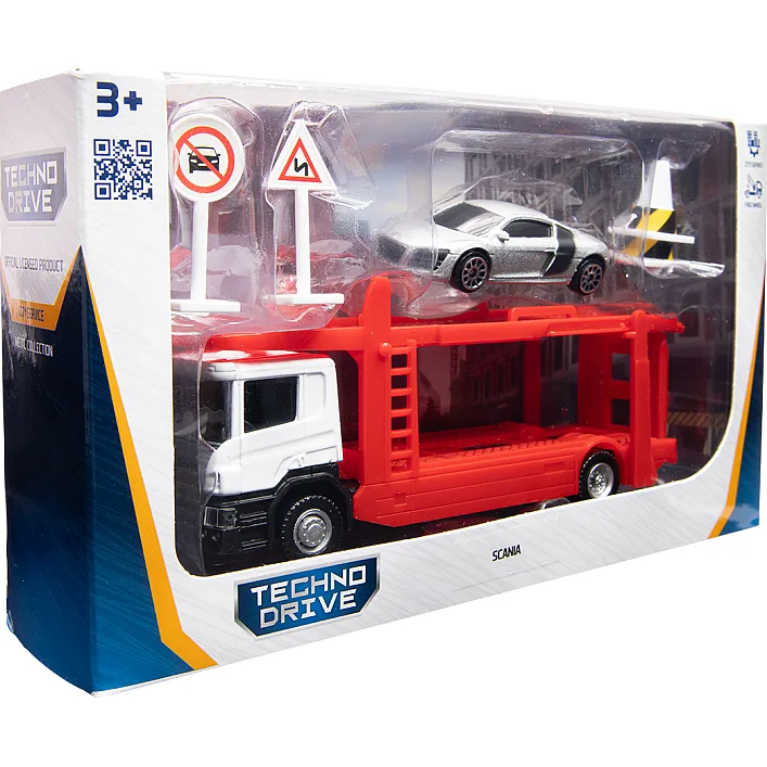 Ігровий набір – АВТОПЕРЕВІЗНИК SCANIA (автоперевізник, машина, аксес.)