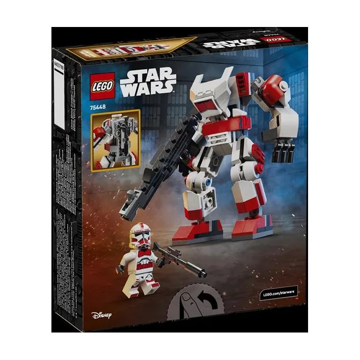Конструктор LEGO Star Wars TM Робот ударного клону-солдата 151 Деталь ( 75448 )