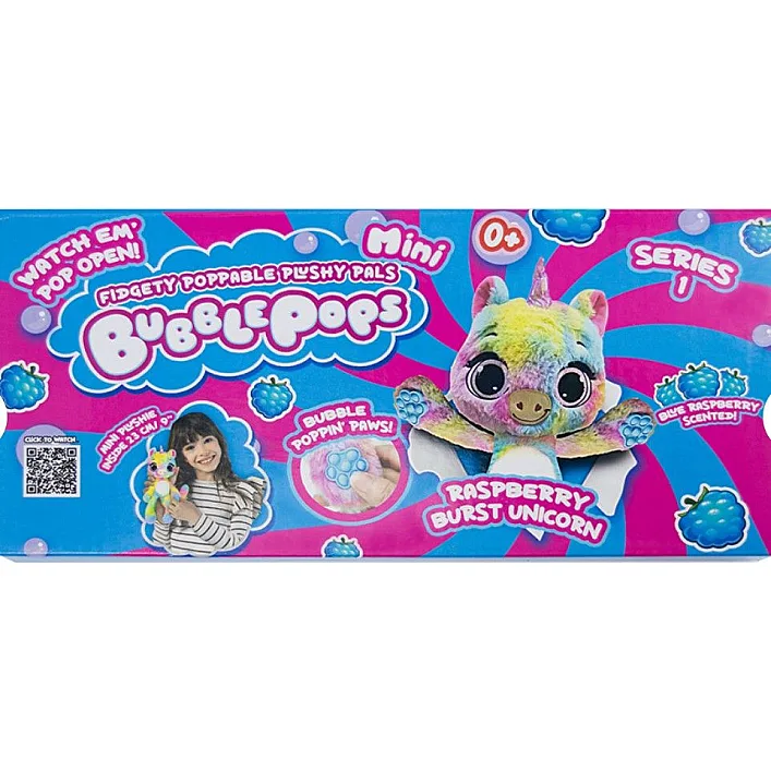 М’яка іграшка з ароматом "Bubble Pops міні. Малиновий Єдиноріг" (20 см)