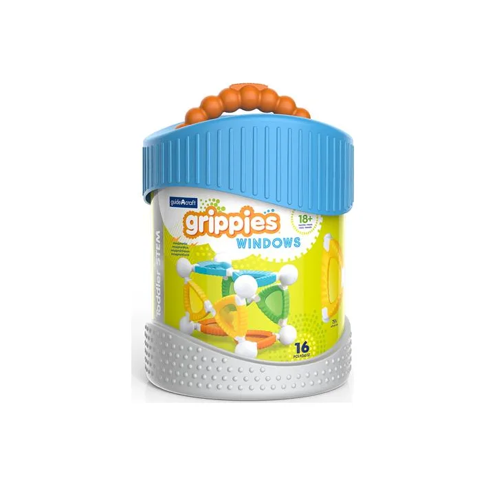 Магнитный конструктор Guidecraft Grippies Windows, 16 деталей (G8315)