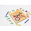 Деревянная "Геометрическая Развивающая Доска" 56 комбинаций Puz-27260 PuzzleOk (Дер9207)