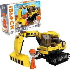 Конструктор Kids hits IBLOCK JUNIOR KH53/002/4 251 дет, короб. 24*6*16см (Кон6387)
