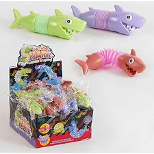 Игра антистресс SS 7028 (24/2) "Акула", гофра, подсветка, ЦЕНА ЗА 36 ШТУК В БЛОКЕ