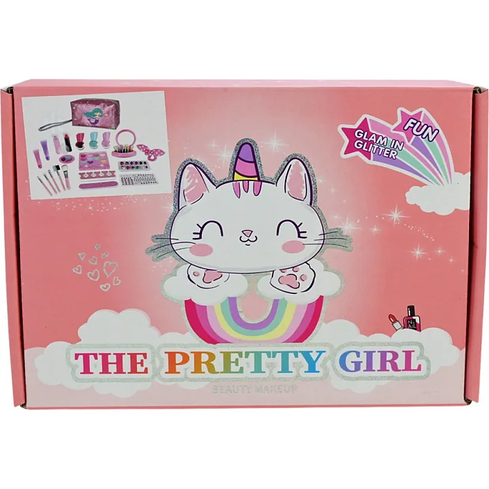 Детский набор косметики "The Pretty girl" 2605J-JY2405 лаки, тени, помада