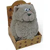 Мягкая игрушка "Кот Кругляш", (13 см), серый