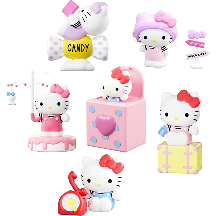 Механическая игрушка-сюрприз "Милый сигнал" Pop Top Hello Kitty 24MDL-002 в ассортименте