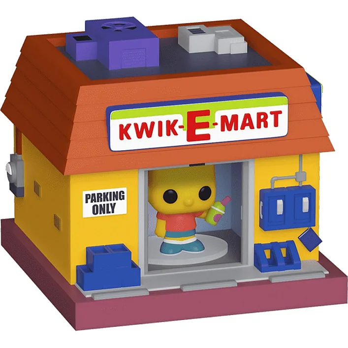Набір фігурок BITTY POP! Town серії "Сімпсони" - БАРТ СІМПСОН І КВІКІ-МАРТ