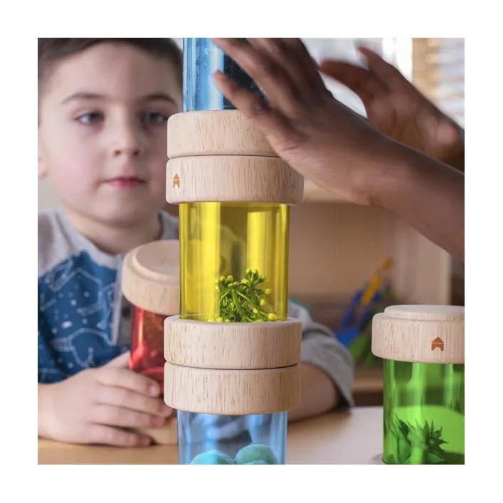 Игровой набор Guidecraft Natural Play Сокровища в цветных баночках (G3087)