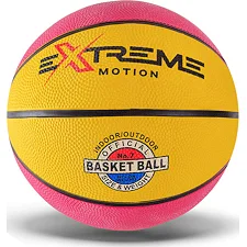 Мяч баскетбольный Extreme Motion BB1485 № 7, 520 грамм Розовый